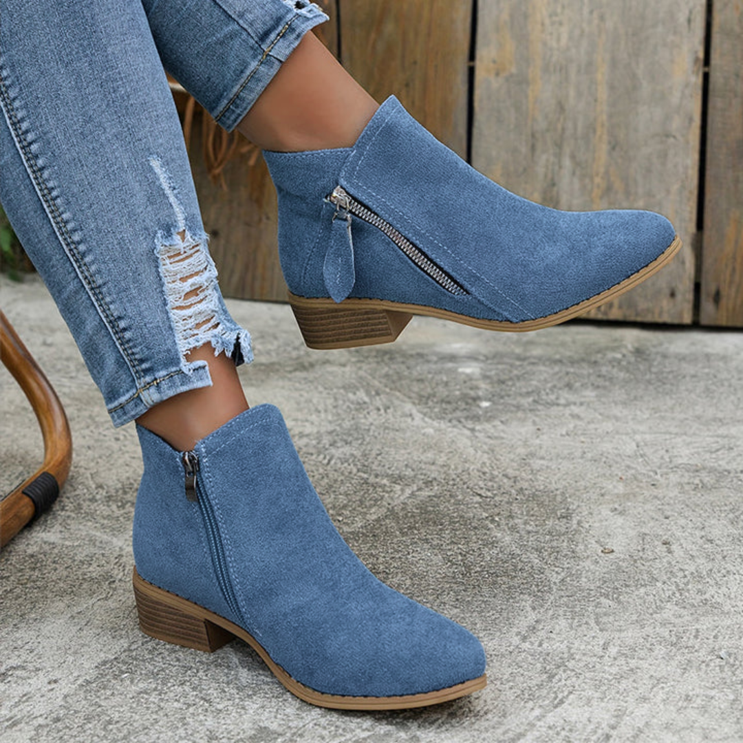 Kathleen | Elegant Comfortable Zipper Shoes