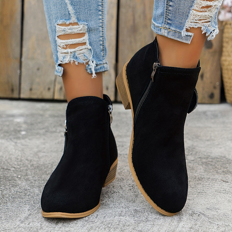 Kathleen | Elegant Comfortable Zipper Shoes