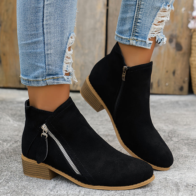 Kathleen | Elegant Comfortable Zipper Shoes