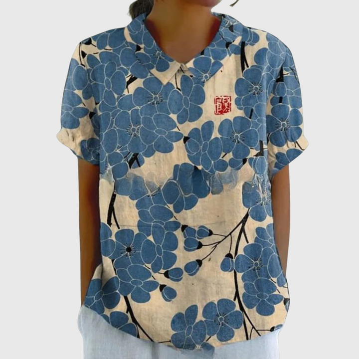 Bonnie | Vintage Floral Blouse