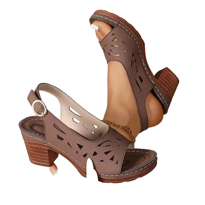 Harriet | Ankle Strap Block Heel Sandals