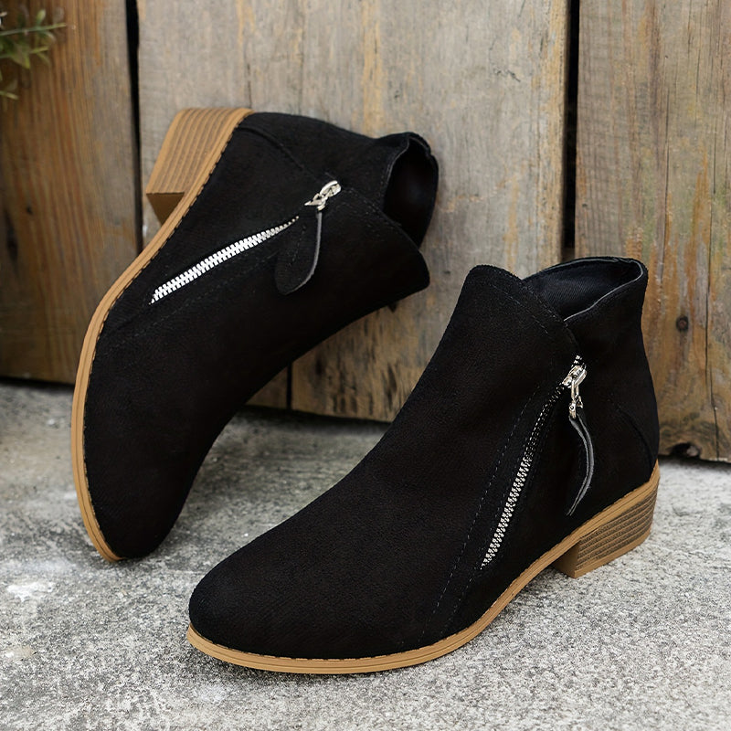 Kathleen | Elegant Comfortable Zipper Shoes